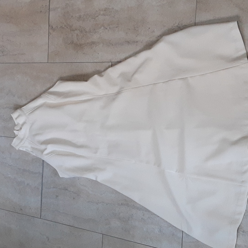 Lark & Ro White  Sleeveless Collar Dress